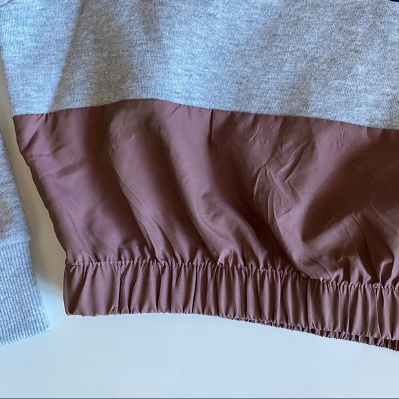 FILA Dora Cropped Iridescent Fleece Cropped Hoodie Sweatshirt Y2K style - Picture 5 of 12